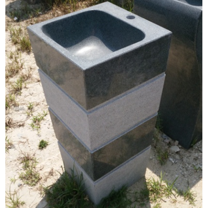 G654 square stone basin